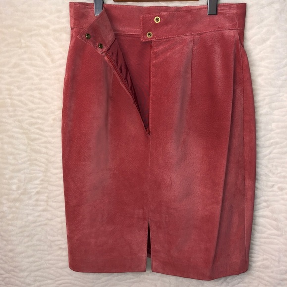 Vintage Danier Pink Two Piece Set Skirt and Jacket - Picture 7 of 16